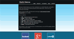 Desktop Screenshot of martin.matuna.cz